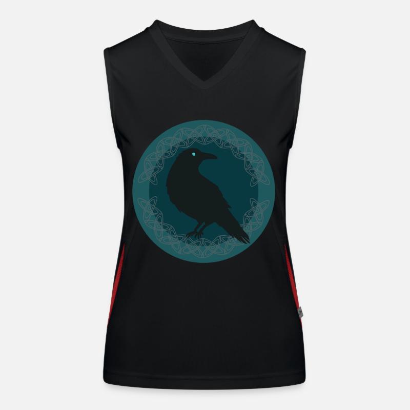 Raven Celtic Women's Functional Contrast Tank Top