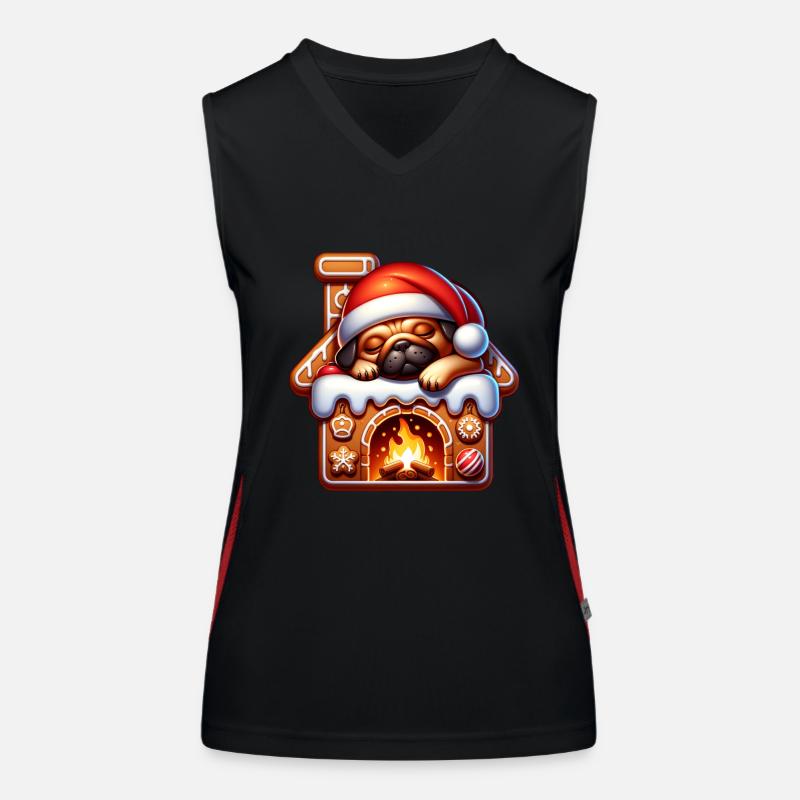 Pug Women's Functional Contrast Tank Top