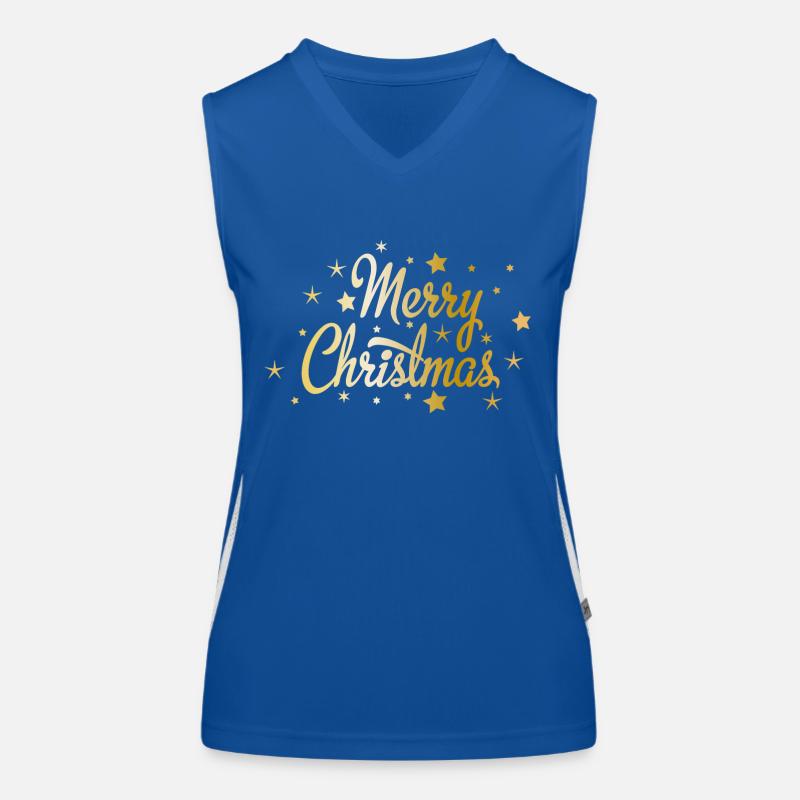 Joyeux Noël Débardeur respirant contrasté Femme