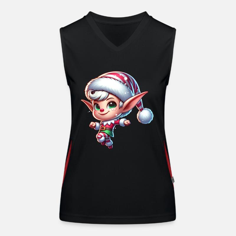 Elfe Débardeur respirant contrasté Femme