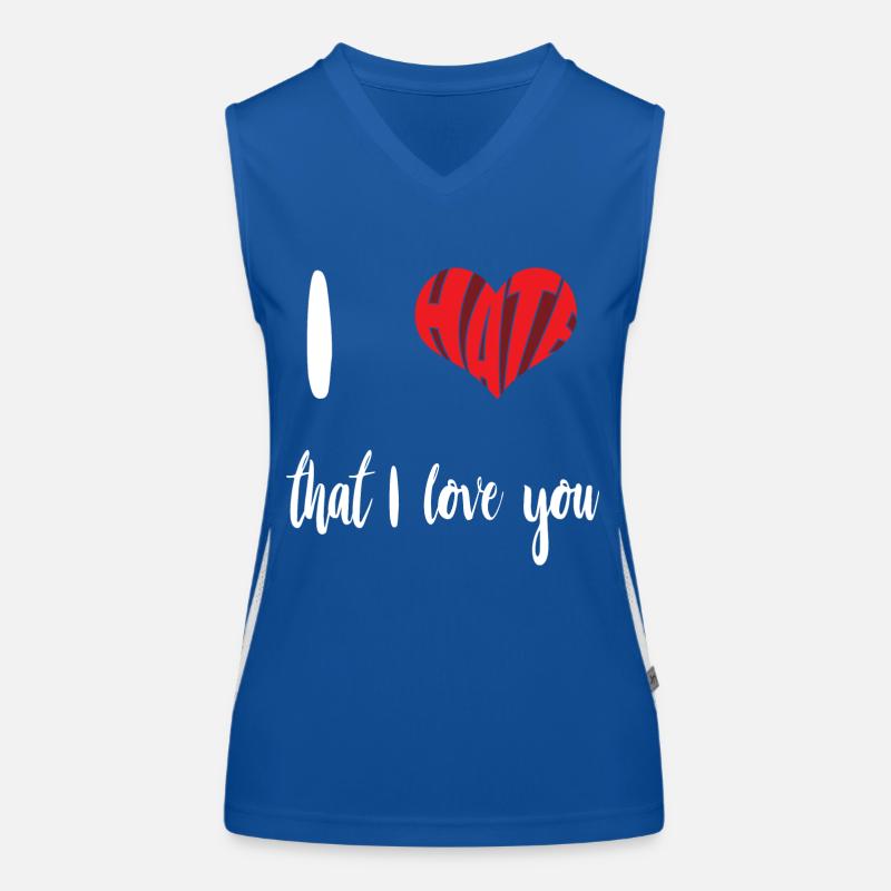 Hate That Love You Stop Hate Anti Hate Women's Functional Contrast Tank Top
