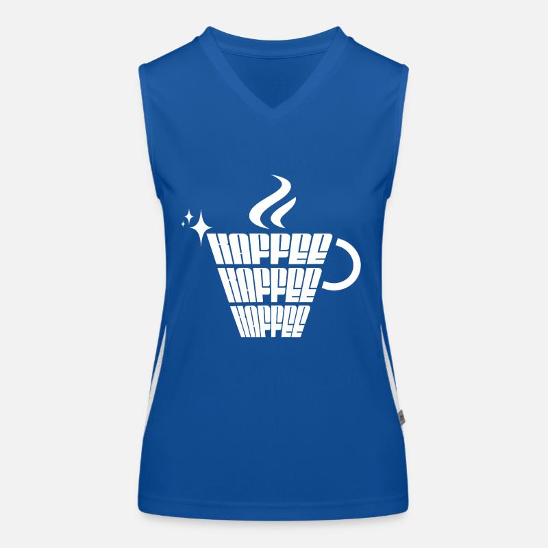 Coffee Coffee Coffee Women's Functional Contrast Tank Top