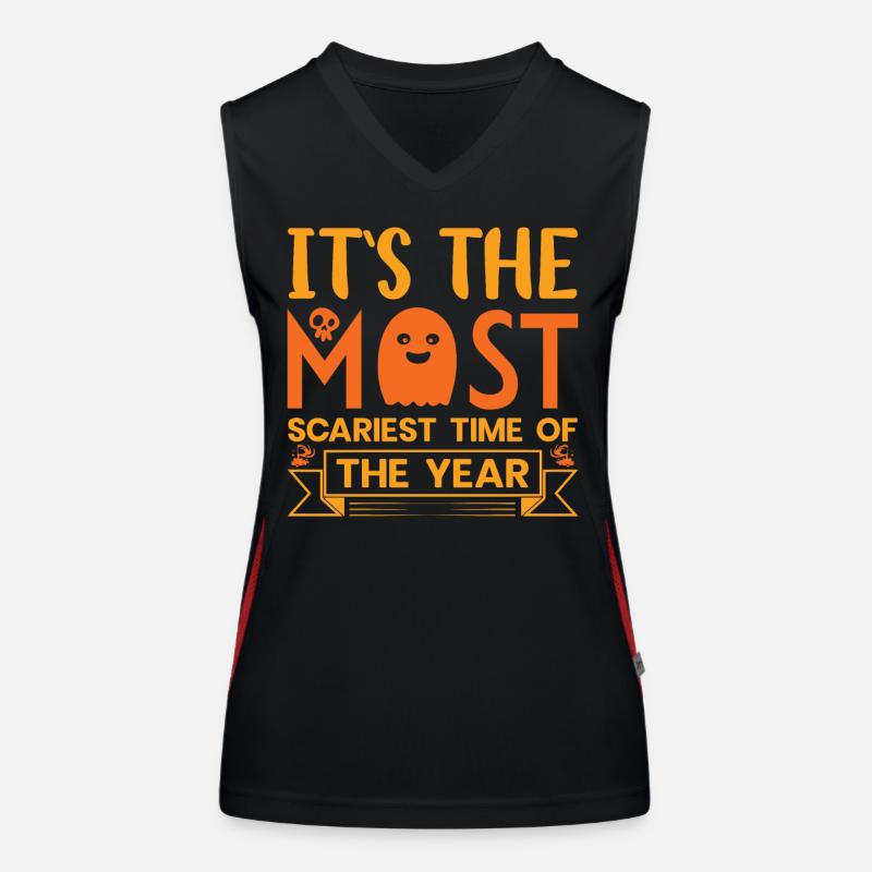 Halloween Zeit Funktionelles Kontrast-Tank Top für Frauen
