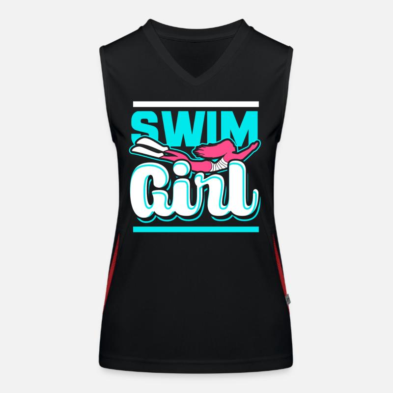 Filles de natation Débardeur respirant contrasté Femme