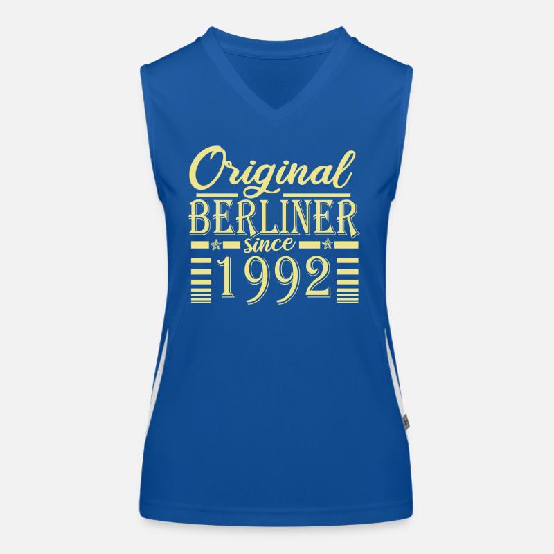 berliner original geburtstag 1992 Funktionelles Kontrast-Tank Top für Frauen