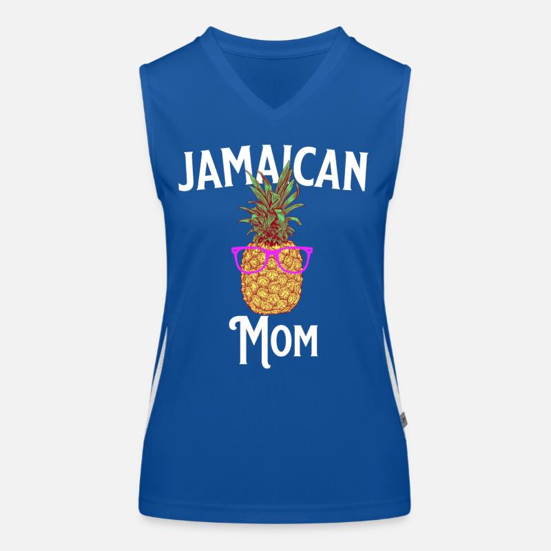 Jamaika Mutter Funktionelles Kontrast-Tank Top für Frauen
