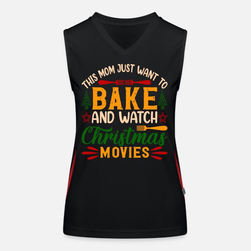 Mère cuisinière de Noël Débardeur respirant contrasté Femme