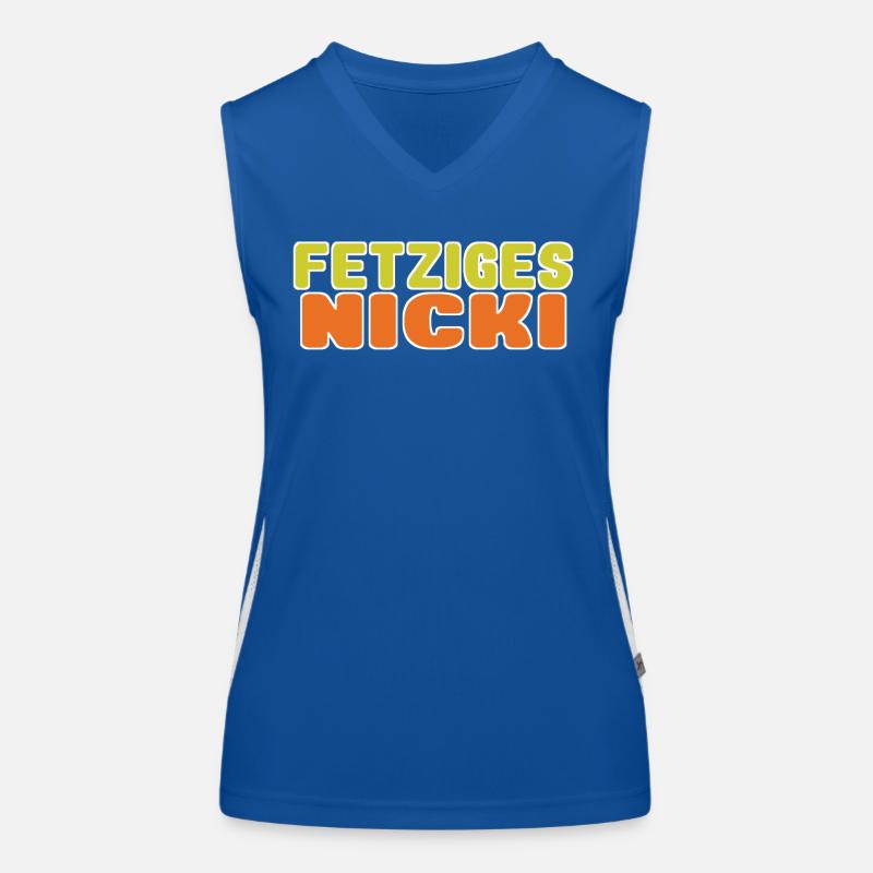 fetziges Nicki 02 Funktionelles Kontrast-Tank Top für Frauen