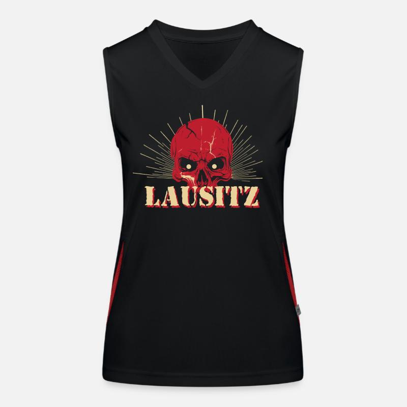 Lausitz Funktionelles Kontrast-Tank Top für Frauen
