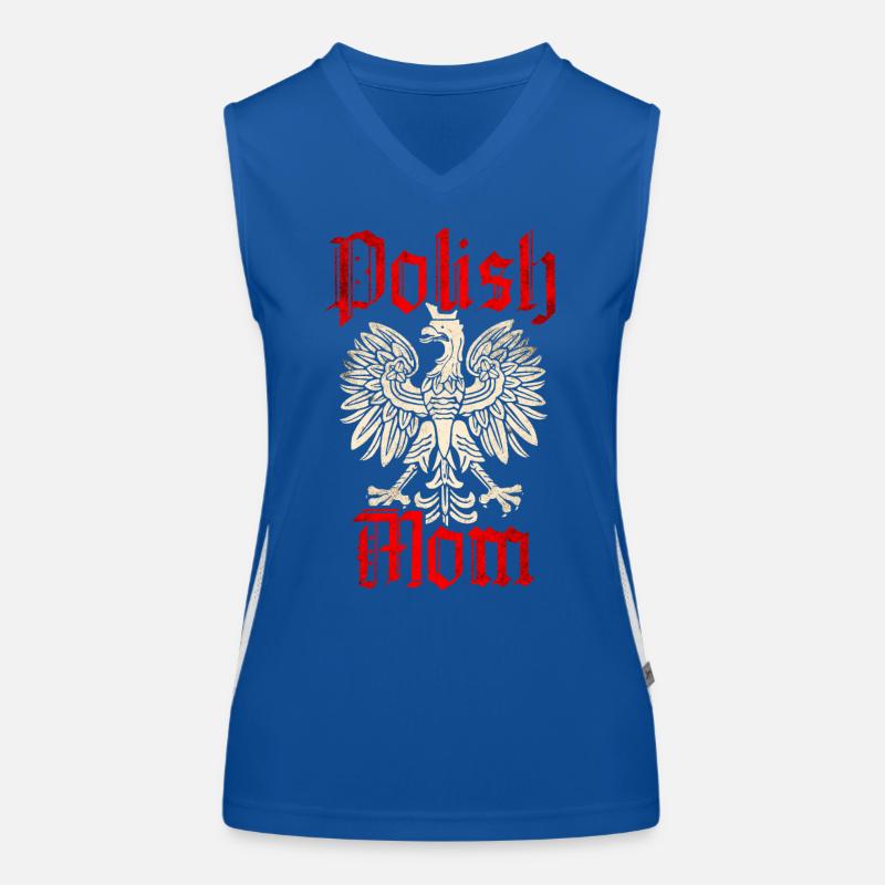 Polen Mutter Funktionelles Kontrast-Tank Top für Frauen