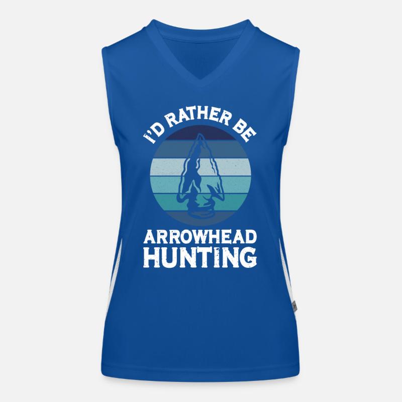Je préfère aller chasser les pointes de flèches à l’arc de lance Débardeur respirant contrasté Femme
