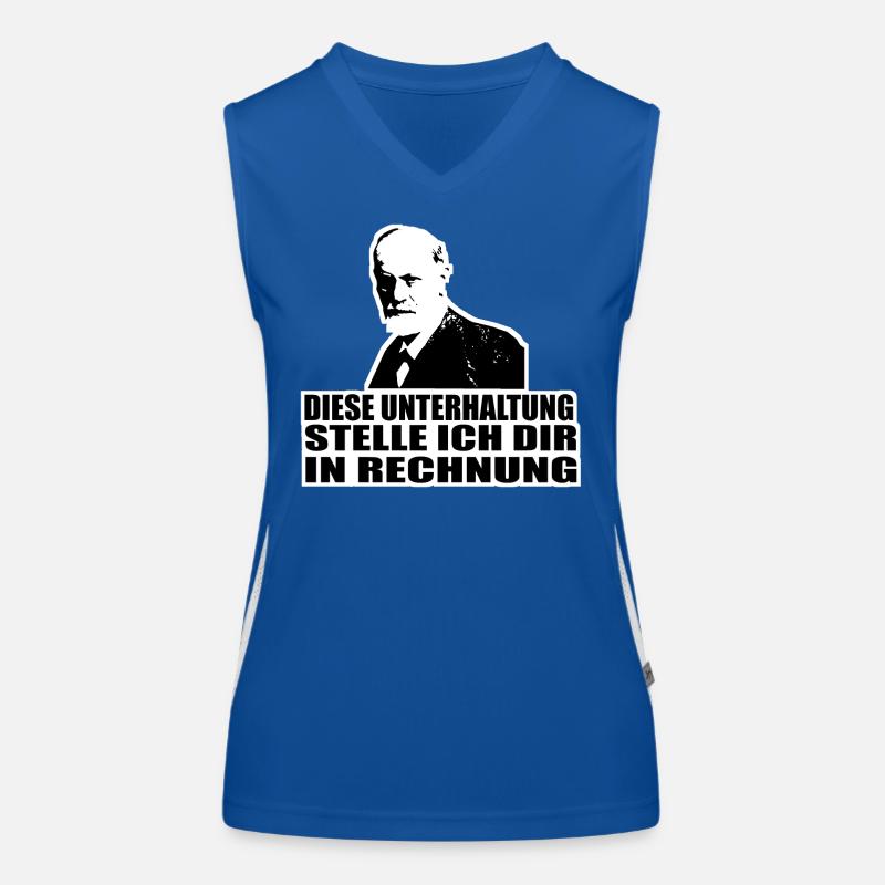 Ein witziger Spruch mit Freud Funktionelles Kontrast-Tank Top für Frauen