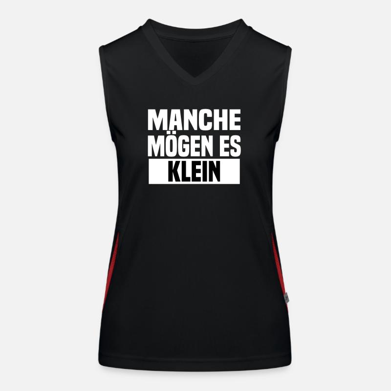 manche mögen es klein Diorama Funktionelles Kontrast-Tank Top für Frauen