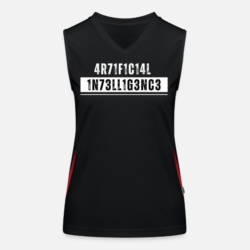 Artificial Intelligence Künstliche Intelligenz AI Funktionelles Kontrast-Tank Top für Frauen