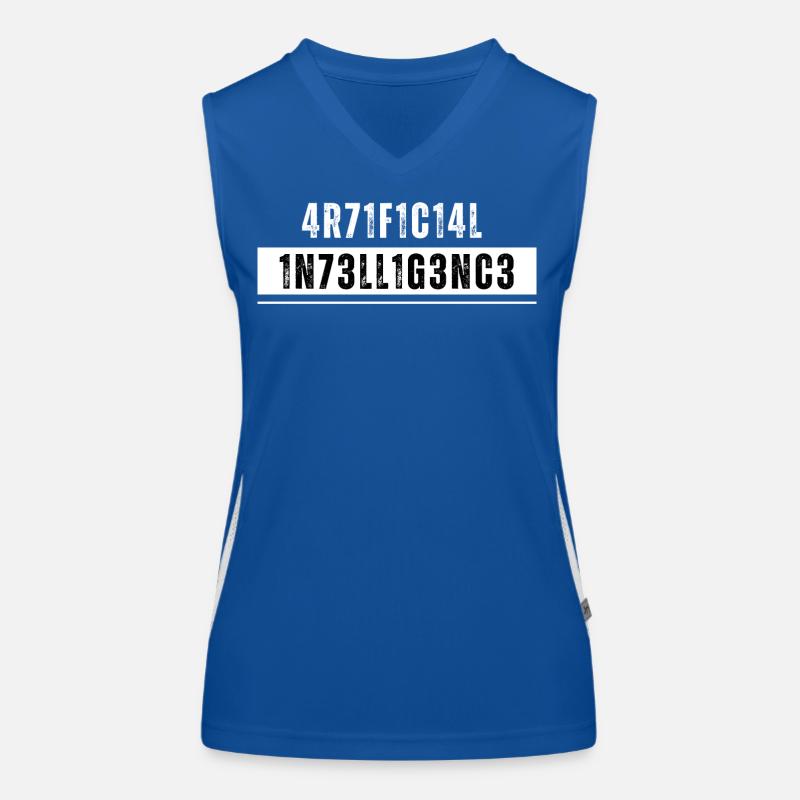 Artificial Intelligence Künstliche Intelligenz AI Funktionelles Kontrast-Tank Top für Frauen