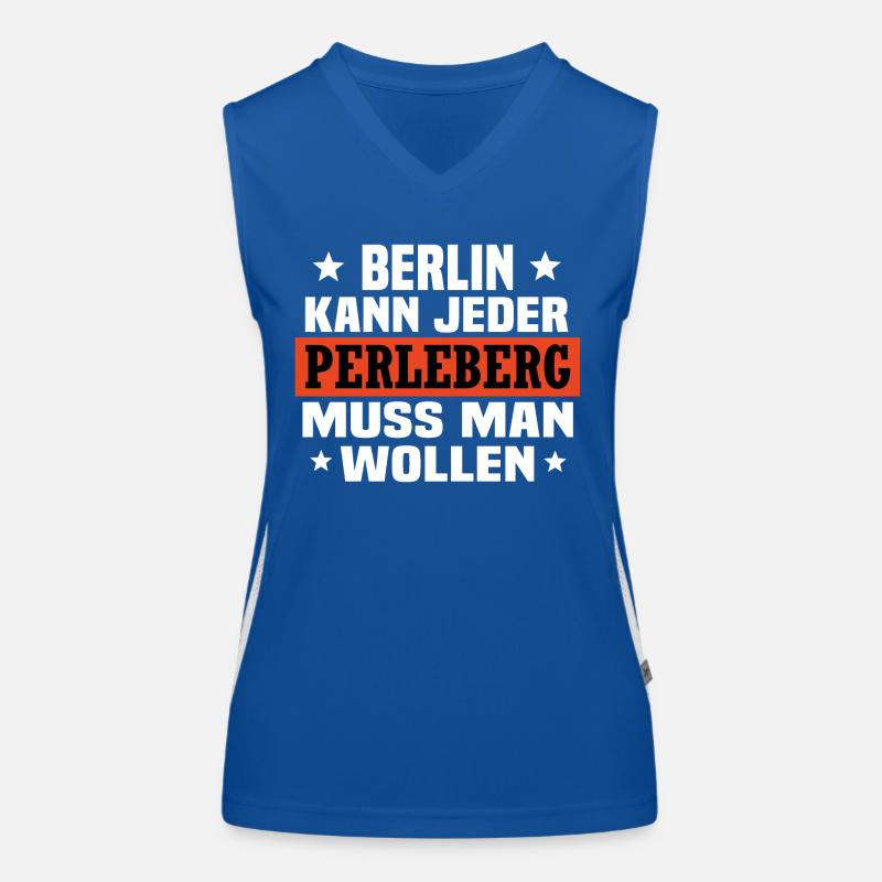 Perleberg Funktionelles Kontrast-Tank Top für Frauen