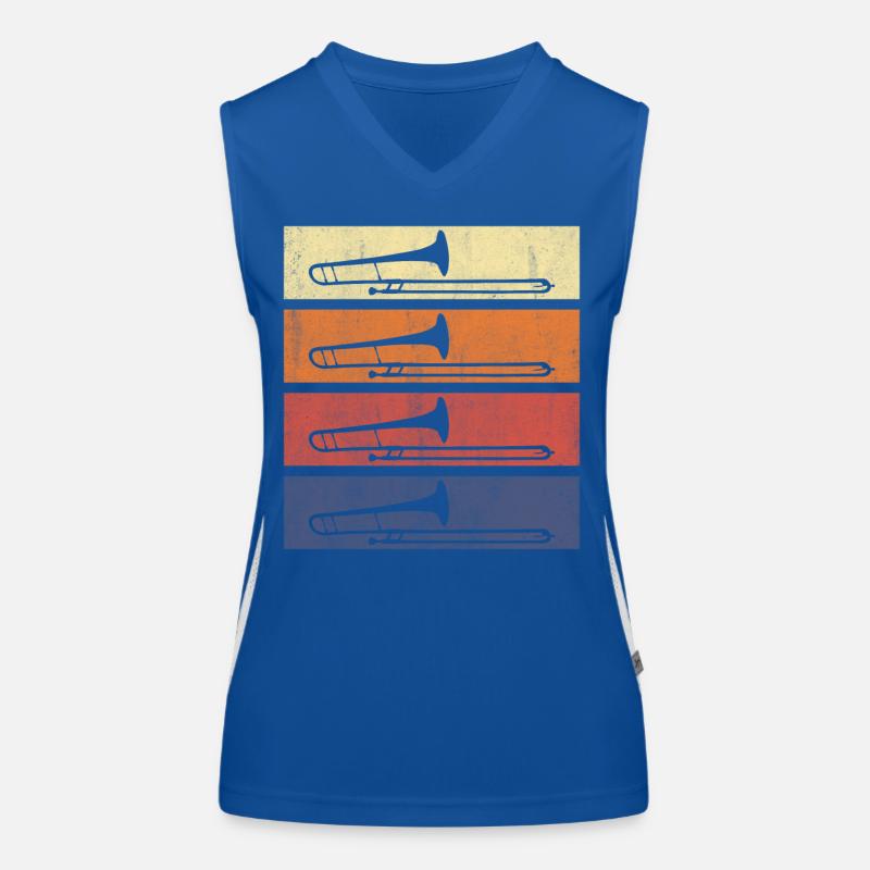 Trumpet Brass Music Women's Functional Contrast Tank Top