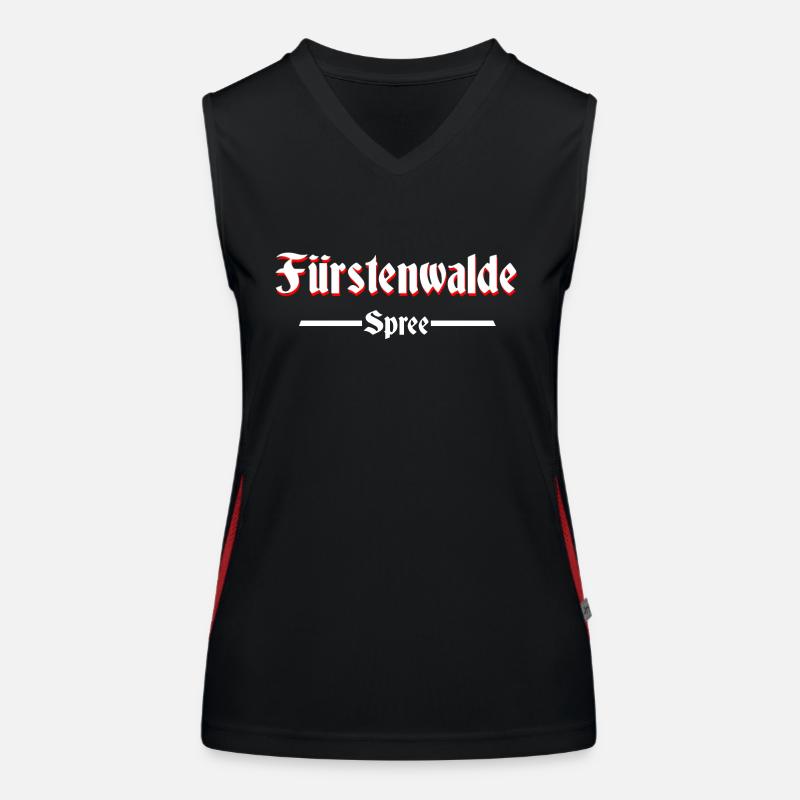 Fürstenwalde Spree Funktionelles Kontrast-Tank Top für Frauen