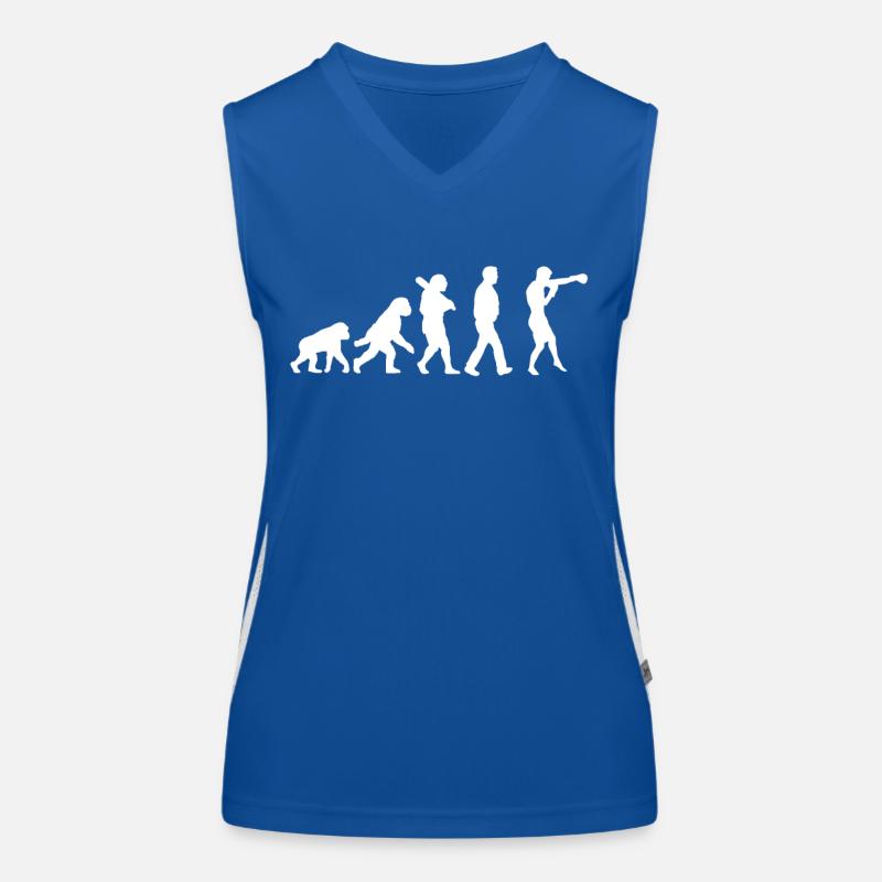 Evolution of boxing Women's Functional Contrast Tank Top