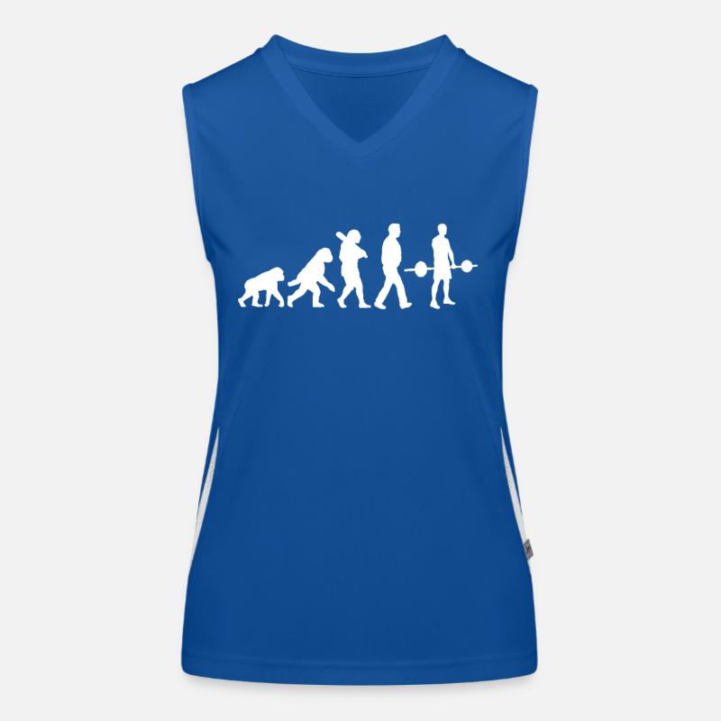 Évolution du gymnase Débardeur respirant contrasté Femme