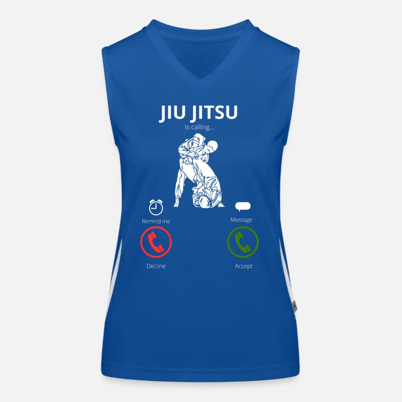 Jiujitsu calls me Women's Functional Contrast Tank Top