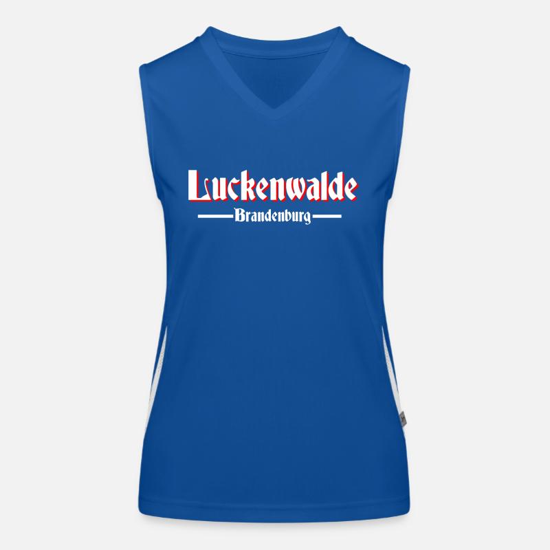 Luckenwalde Funktionelles Kontrast-Tank Top für Frauen