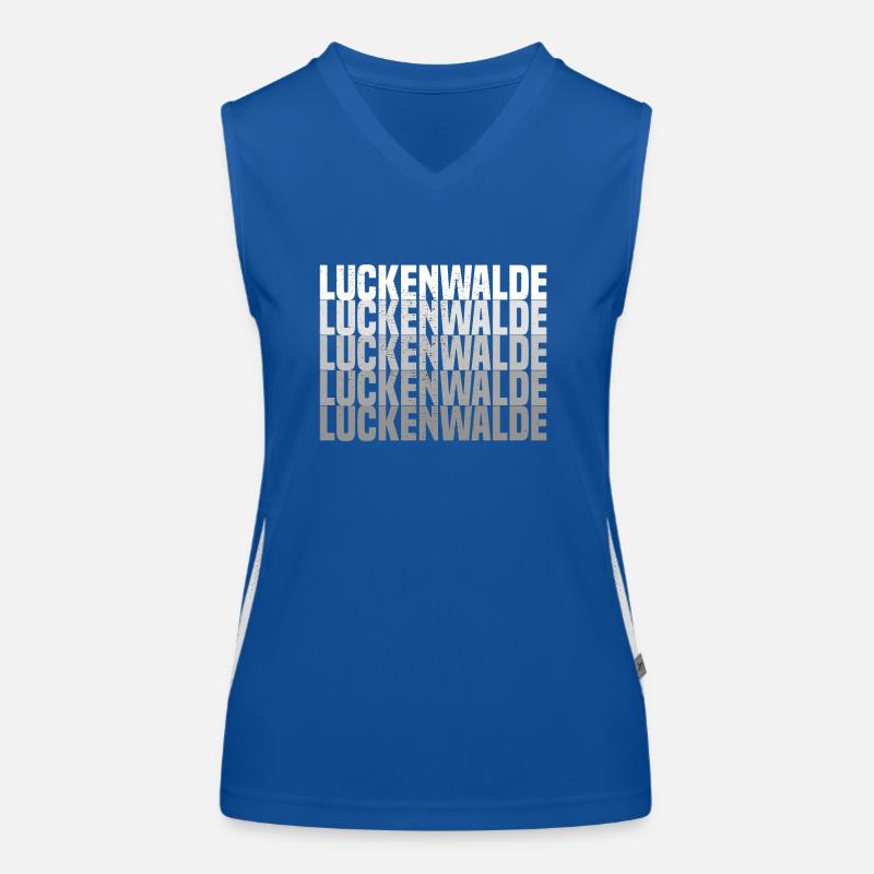 Luckenwalde Funktionelles Kontrast-Tank Top für Frauen