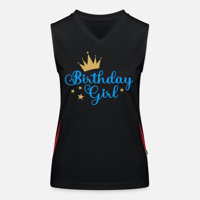 fille d’anniversaire Débardeur respirant contrasté Femme