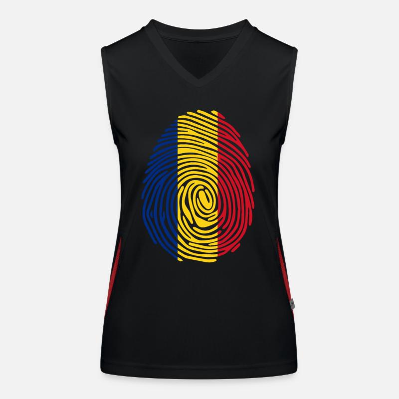 ADN roumain Débardeur respirant contrasté Femme