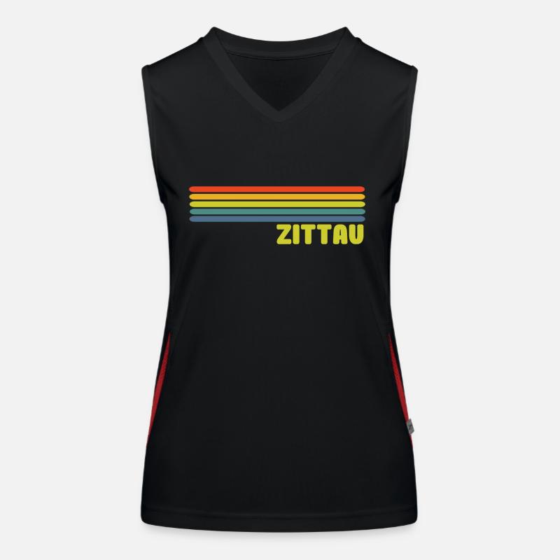Zittau Funktionelles Kontrast-Tank Top für Frauen