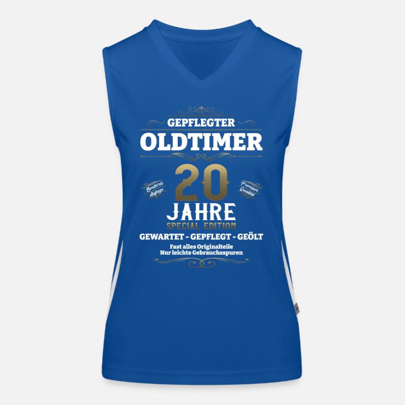 20. Geburtstag Mann Oldtimer Jahrgang 2003 Funktionelles Kontrast-Tank Top für Frauen