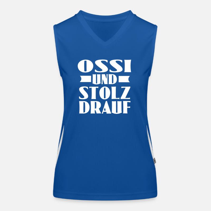 ossi und stolz drauf Funktionelles Kontrast-Tank Top für Frauen