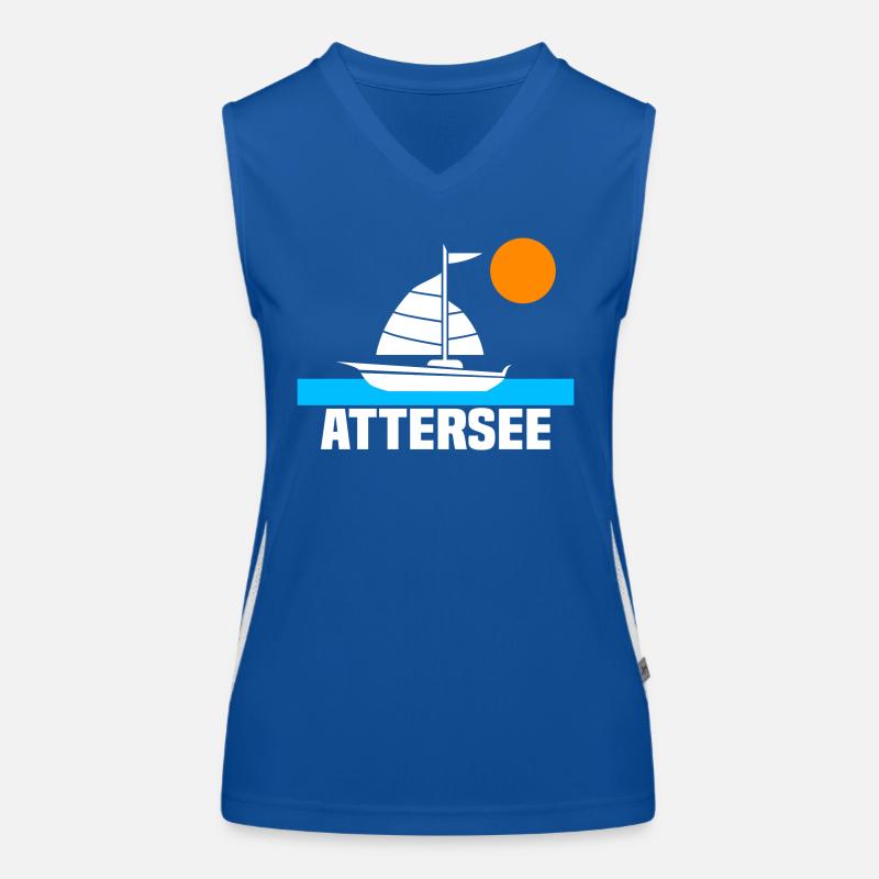 Attersee Funktionelles Kontrast-Tank Top für Frauen