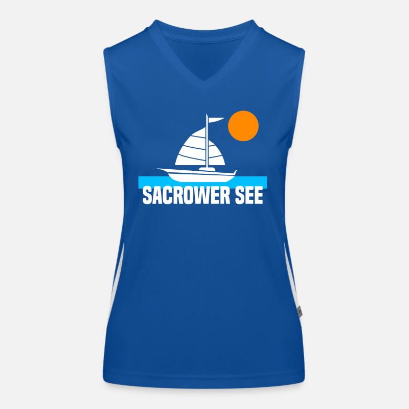 Sacrower See Funktionelles Kontrast-Tank Top für Frauen