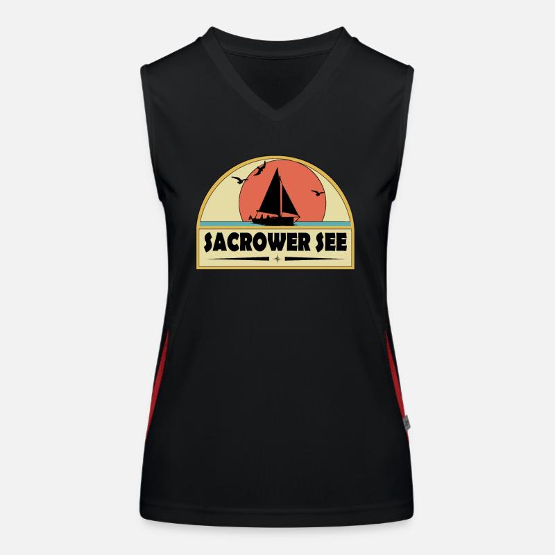 Sacrower See Funktionelles Kontrast-Tank Top für Frauen