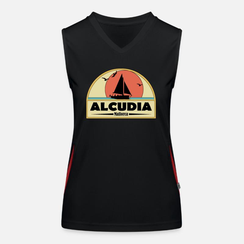 Alcudia Funktionelles Kontrast-Tank Top für Frauen