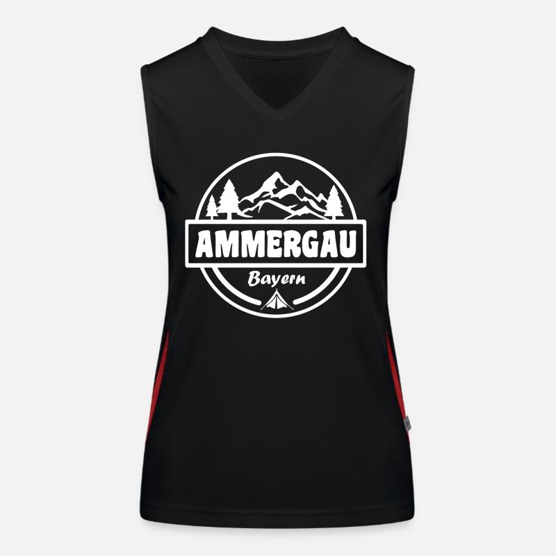 Ammergau Funktionelles Kontrast-Tank Top für Frauen