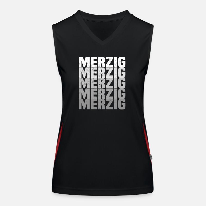merzig saar Funktionelles Kontrast-Tank Top für Frauen