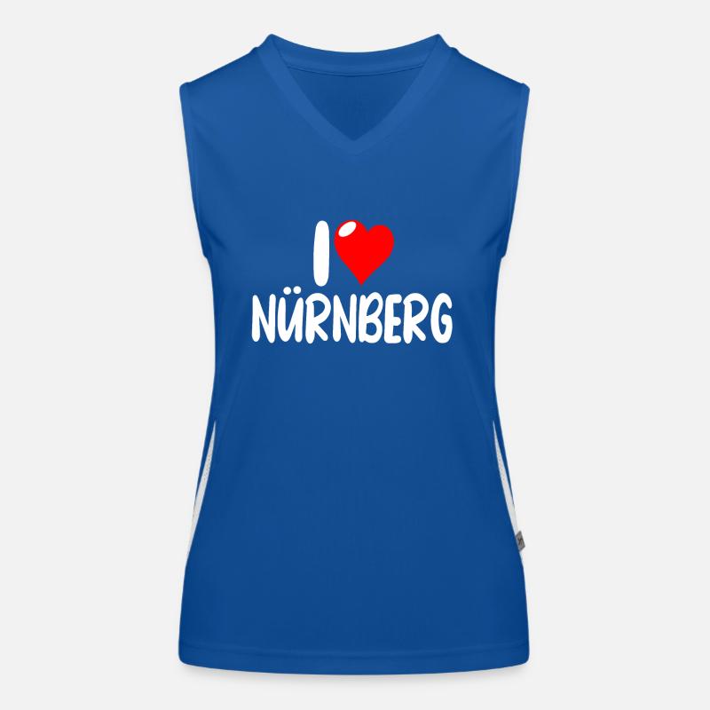 Nürnberg Funktionelles Kontrast-Tank Top für Frauen