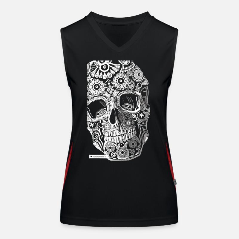 Gothic Statement - Deine Dunkle Seite mit Stil Funktionelles Kontrast-Tank Top für Frauen