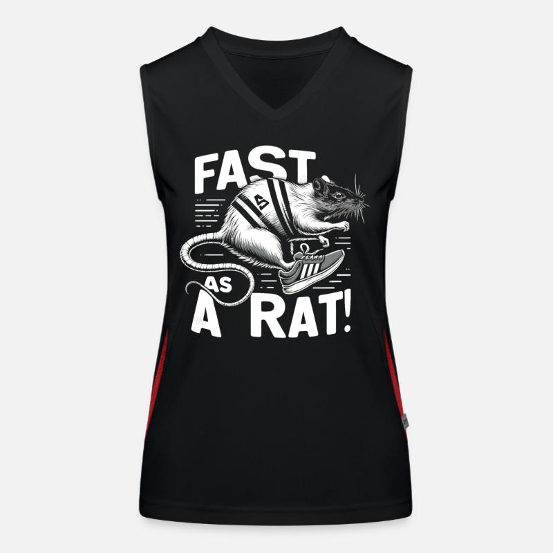 Rat rapide : Champion de course à pied Débardeur respirant contrasté Femme