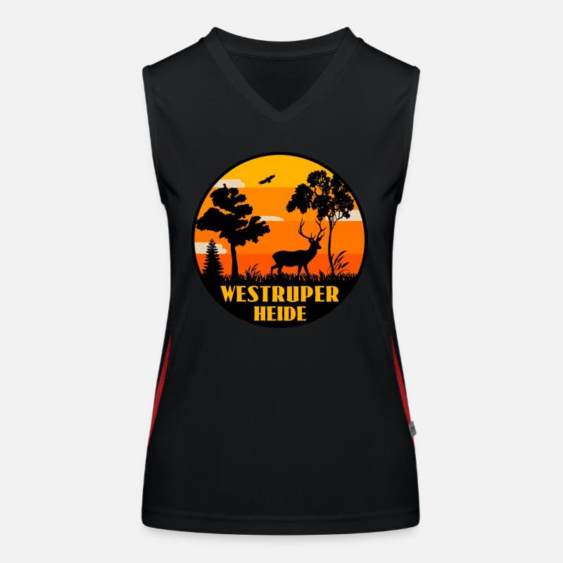 Westruper Heide Funktionelles Kontrast-Tank Top für Frauen