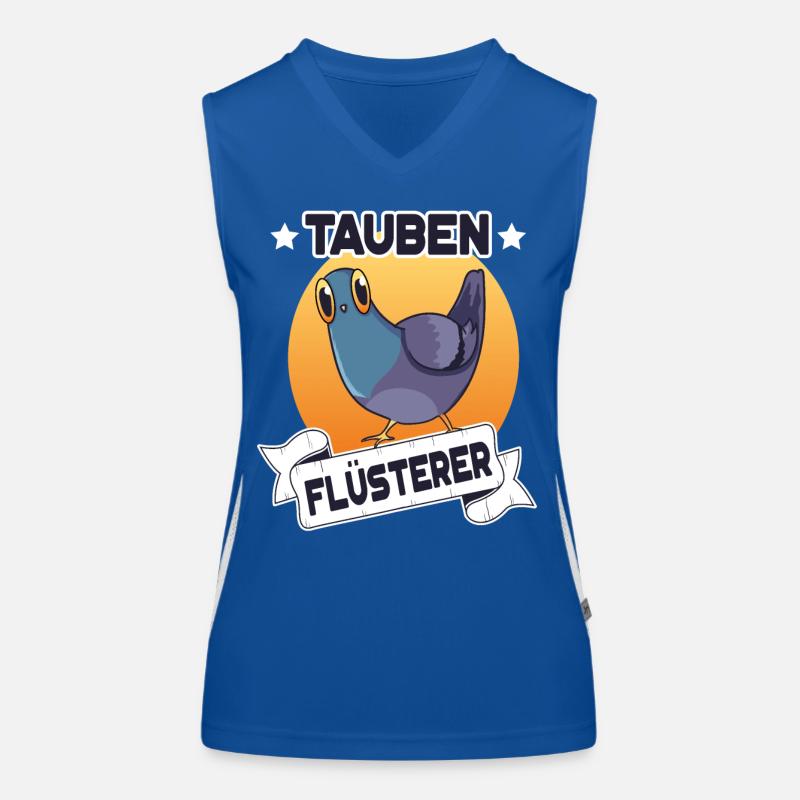 Tauben Flüsterer Brieftauben Taubenzüchter Funktionelles Kontrast-Tank Top für Frauen