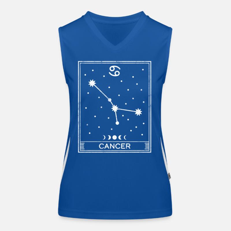 Krebs-Sternzeichen Funktionelles Kontrast-Tank Top für Frauen