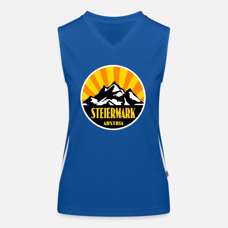 Steiermark Funktionelles Kontrast-Tank Top für Frauen