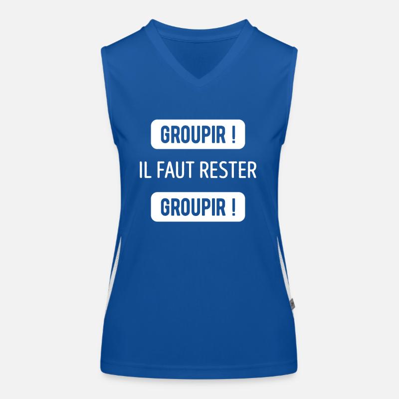 GROUPIR IL FAUT RESTER GROUPIR Débardeur respirant contrasté Femme