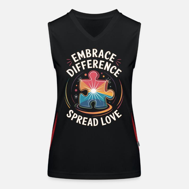 Embrace Difference Shirt Women's Functional Contrast Tank Top