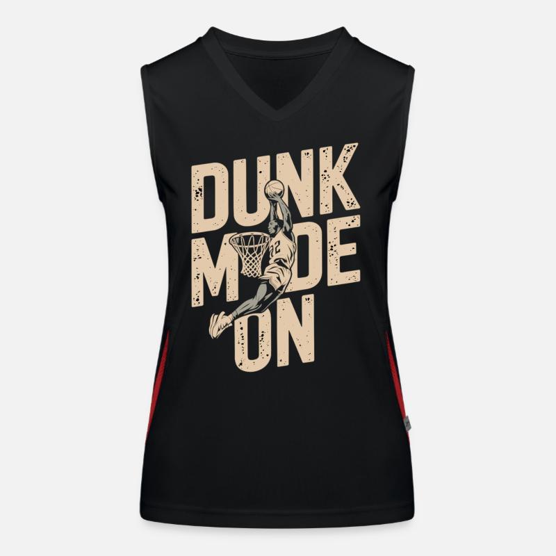 Dunk Mode Enabled Women's Functional Contrast Tank Top