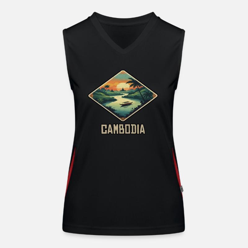 Women's Functional Contrast Tank Top