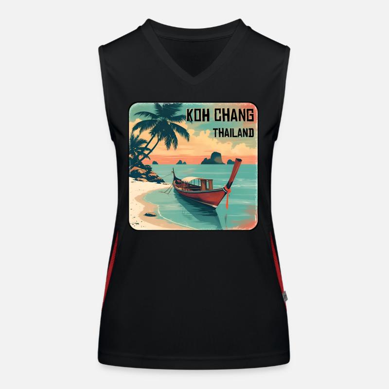 Koh Chang Funktionelles Kontrast-Tank Top für Frauen